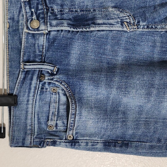 Abercrombie & Fitch Kennan Straight Stretch Jeans, Medium Light Wash 31w32 - Picture 4 of 11